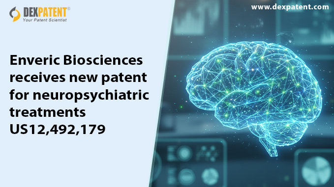 DexPatent's tweet photo. Enveric Biosciences receives new patent for neuropsychiatric treatments, To read more patent news,
https://t.co/GlttjuX5Bj
.
.
#DexPatent #neuropsychiatrictreatments #bioscience #enveric #patentapplications #PatentDesign https://t.co/0dOhQcZGgU