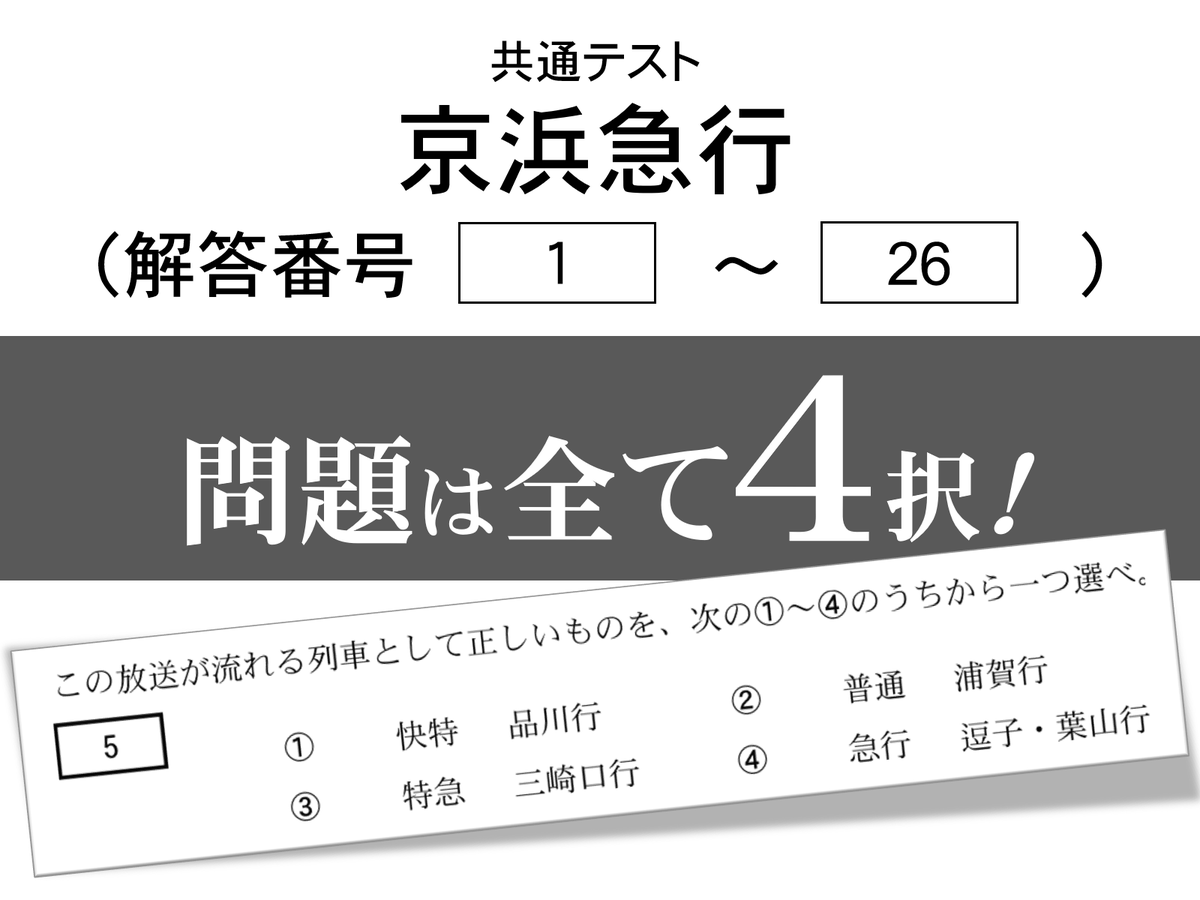 UK（京急・逃走中共通テストの人） tweet media