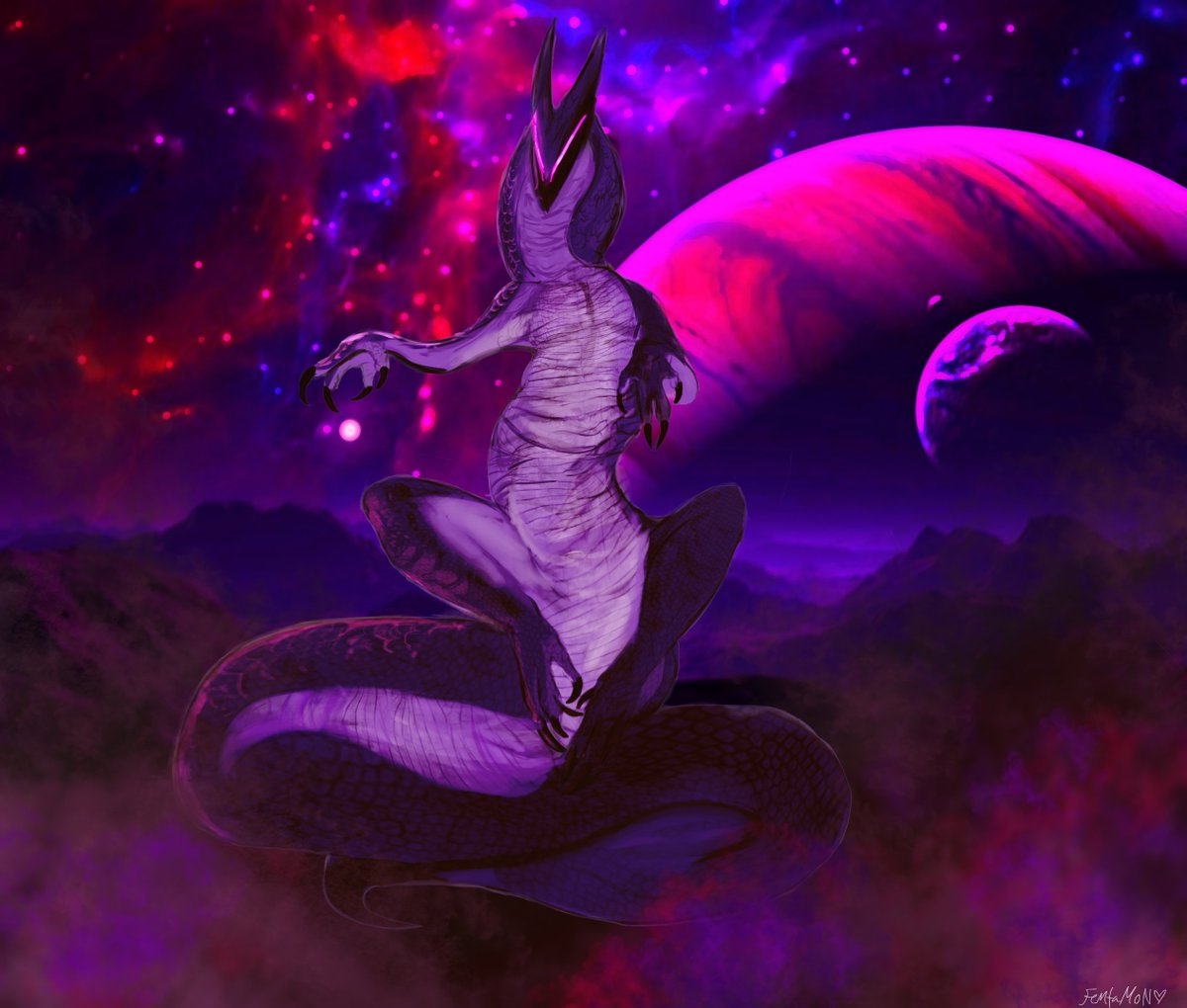 femtamon's tweet image. This is the best art piece I'm so proud of. Happy New year