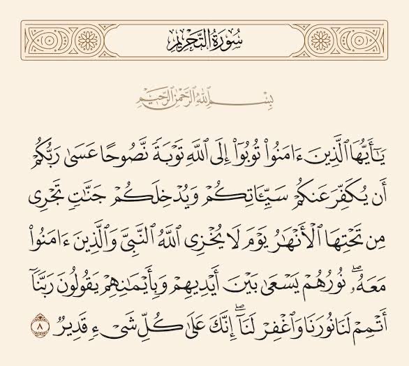 alhabibali's tweet photo. ﴿ يَا أَيُّهَا الَّذِينَ آمَنُوا تُ��بُوا إِلَى اللَّهِ تَوْبَةً نَّصُوحًا..﴾ https://t.co/D4OFz4XwJ4