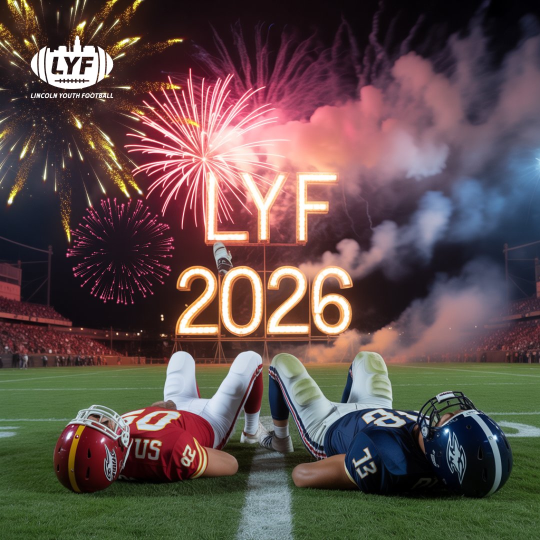 LNKyouthfootbal's tweet photo. Happy New Year, everyone! 🎆🥂

Here’s to fresh starts, new goals, and a year full of growth and good moments. Let’s make 2026 our best year yet! ✨

#youth #youthsports #youthfootball #lincoln #football #LYF https://t.co/t0Mr9uhny1