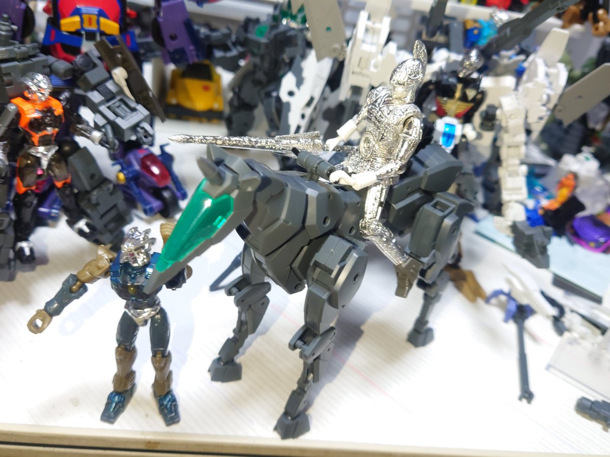 馬ってことでソレならコレだろ！とミクロナイトを乗せてみた！ が