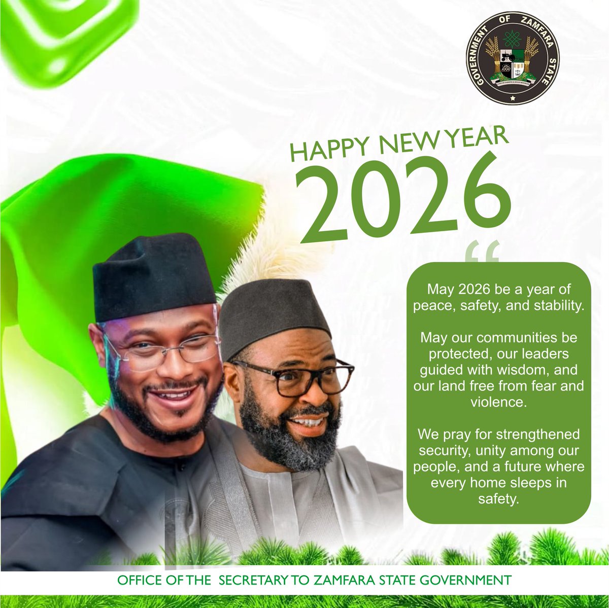May 2026 be a year of peace, safety &amp; stability. May our communities be protected, our leaders guided with wisdom &amp; our land free from fear &amp; violence.

We pray for strengthened security, unity among our people and the future where every home sleeps in safety.

#HappyNewYear2026