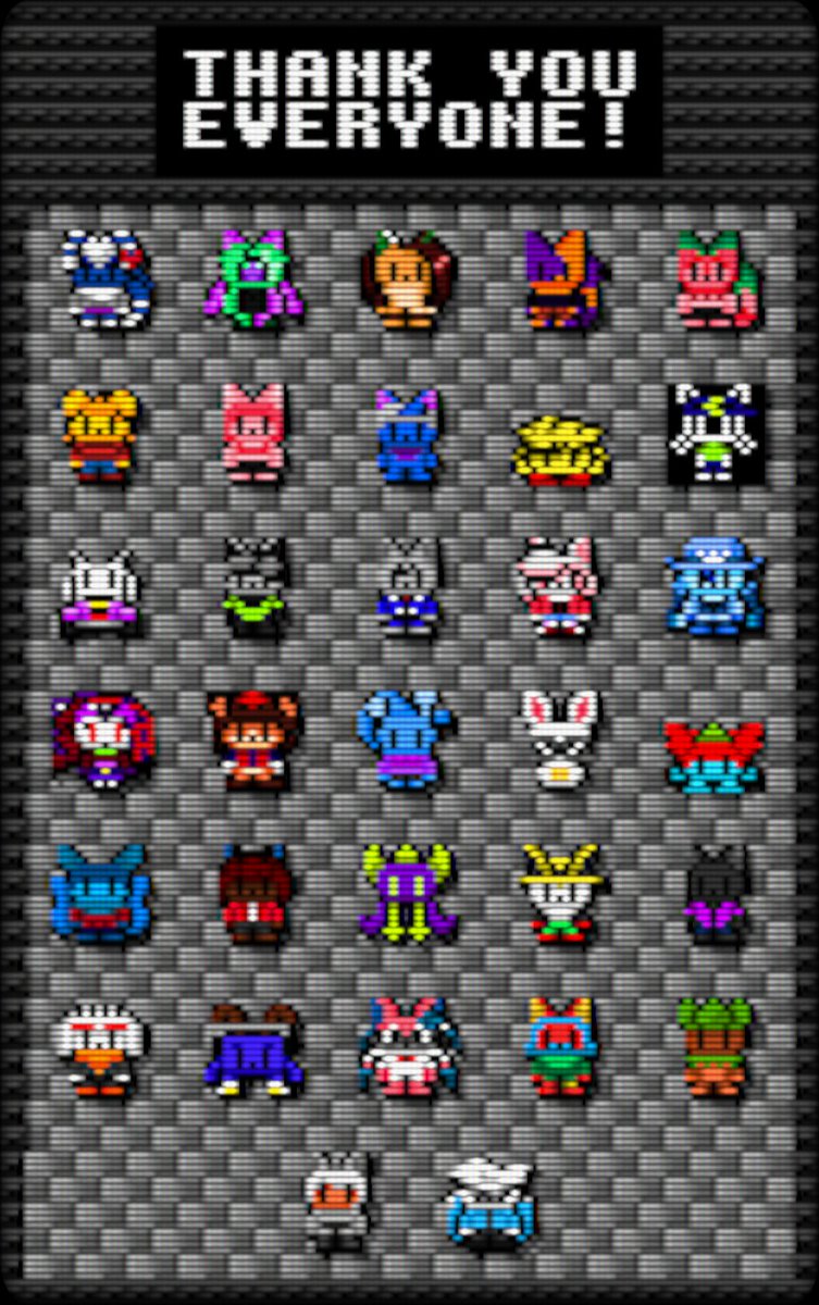 eonstro's tweet image. One more thing...

Pixel tinies of some fine people!!