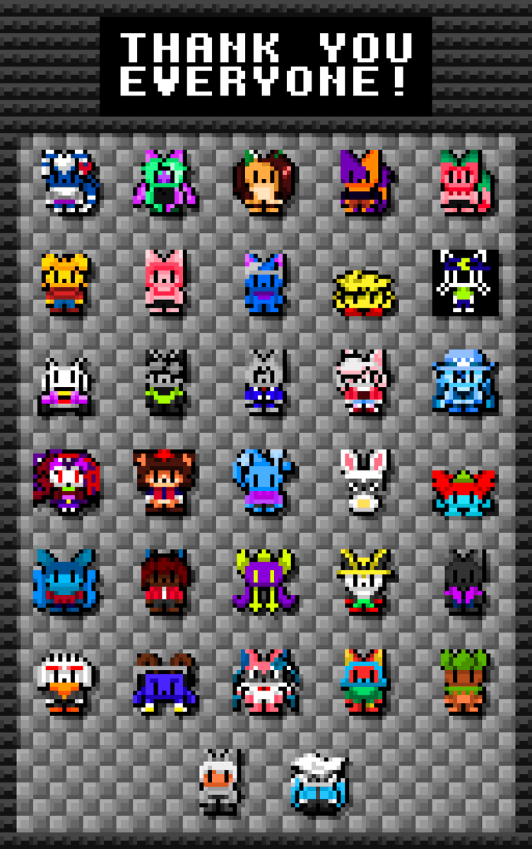 eonstro's tweet image. One more thing...

Pixel tinies of some fine people!!