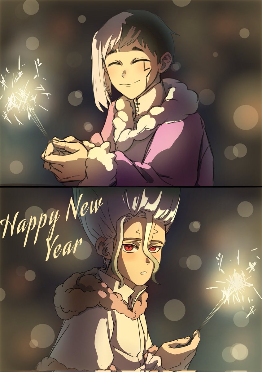 Happy New Year 🎉
🚀🃏 #DrSTONE  #DrSTONE #千ゲン