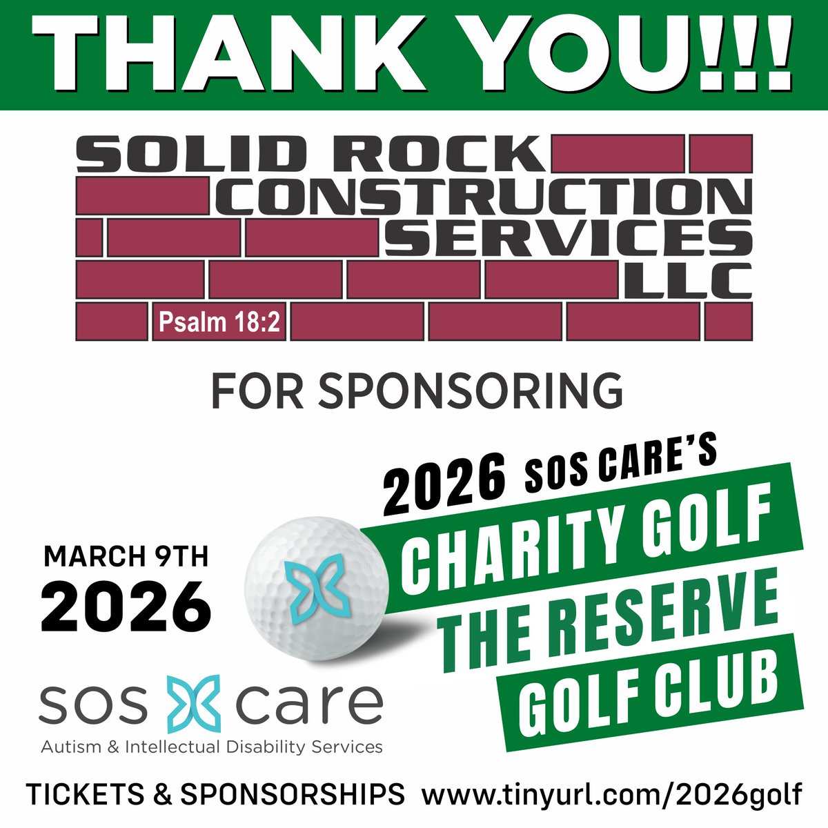 Hope4SOS's tweet image. 🎟️ Learn more or join us:
Let’s tee up for impact! 💛
Tickets &amp;amp; Sponsorships Available
tinyurl.com/2026golf

Let’s drive change—one hole at a time.