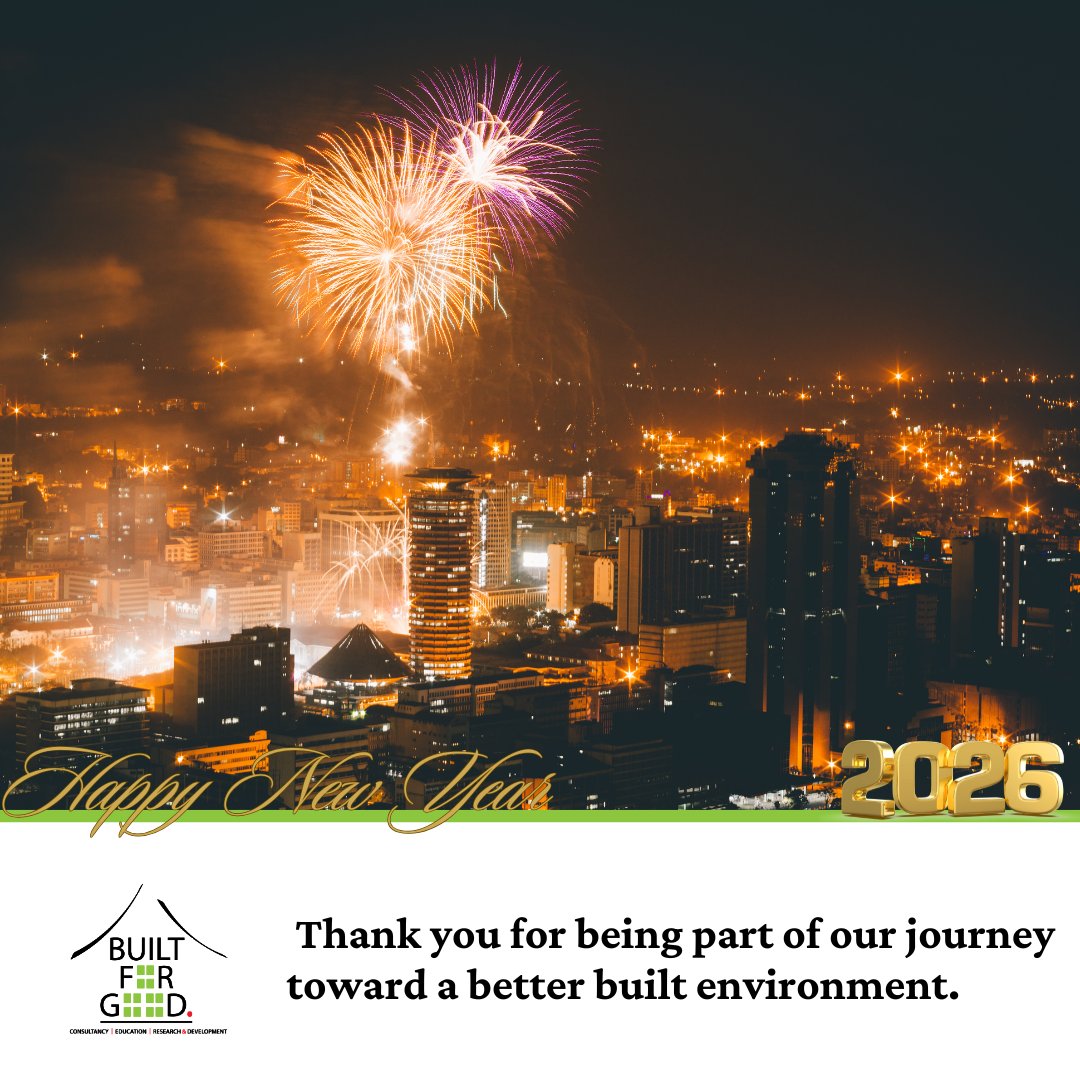 We wish you and your loved ones a Happy New Year full of blessings.
We welcome the New Year maintaining our commitment to sustainable built environments.

#HappyNewYear #SustainableArchitecture #BuiltEnvironment #GreenBuilding