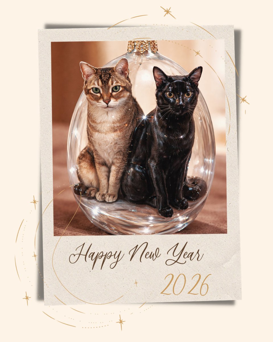 Chobin410's tweet photo. あけおめことよろにゃです。よもぱん広報ズです。新年ってピンと来ないけど、この時期だけ店主の夜更かしが過ぎるんですけど。お陰で我々の体内時計もちょい変になってます。いつも変わらず規則正しくご自愛しないとですよ。みなさまも❤️楽しいお正月をお過ごしください✨ #在宅看板猫 https://t.co/Opvvb13FBf