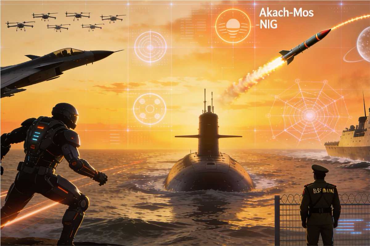theviralmail's tweet photo. Explore India's ambitious 2026 defence modernisation, focusing on multi-domain warfare and critical upgrades across the Army, Air Force, Navy, and BSF.

Full details: https://t.co/2M70fKPkBA

@adgpi @SpokespersonMoD @indiannavy @IAF_MCC @BSF_India https://t.co/C1BL2FbrLw