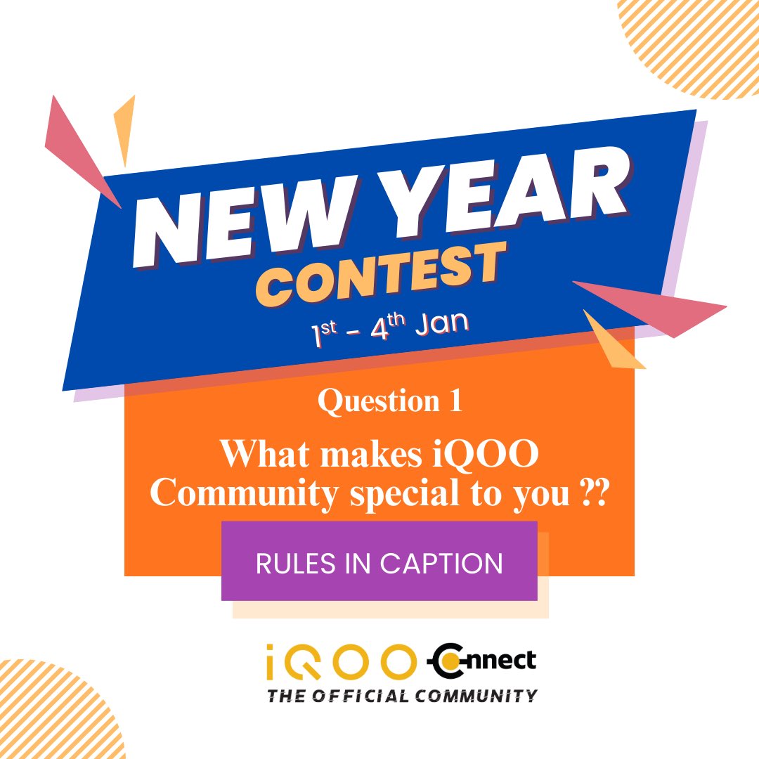 ManabShaw4's tweet photo. Hi guys! 👋We’re running an amazing contest on Instagram 🎁
Participate using the link below, answer a few simple questions, and stand a chance to win exciting goodies! 🚀 #giveaway #contest #win
#particpate #fun #iqooind #community @iqoocommunity
Link -https://t.co/CLxxCTcsFu https://t.co/PVGUh0hVwZ