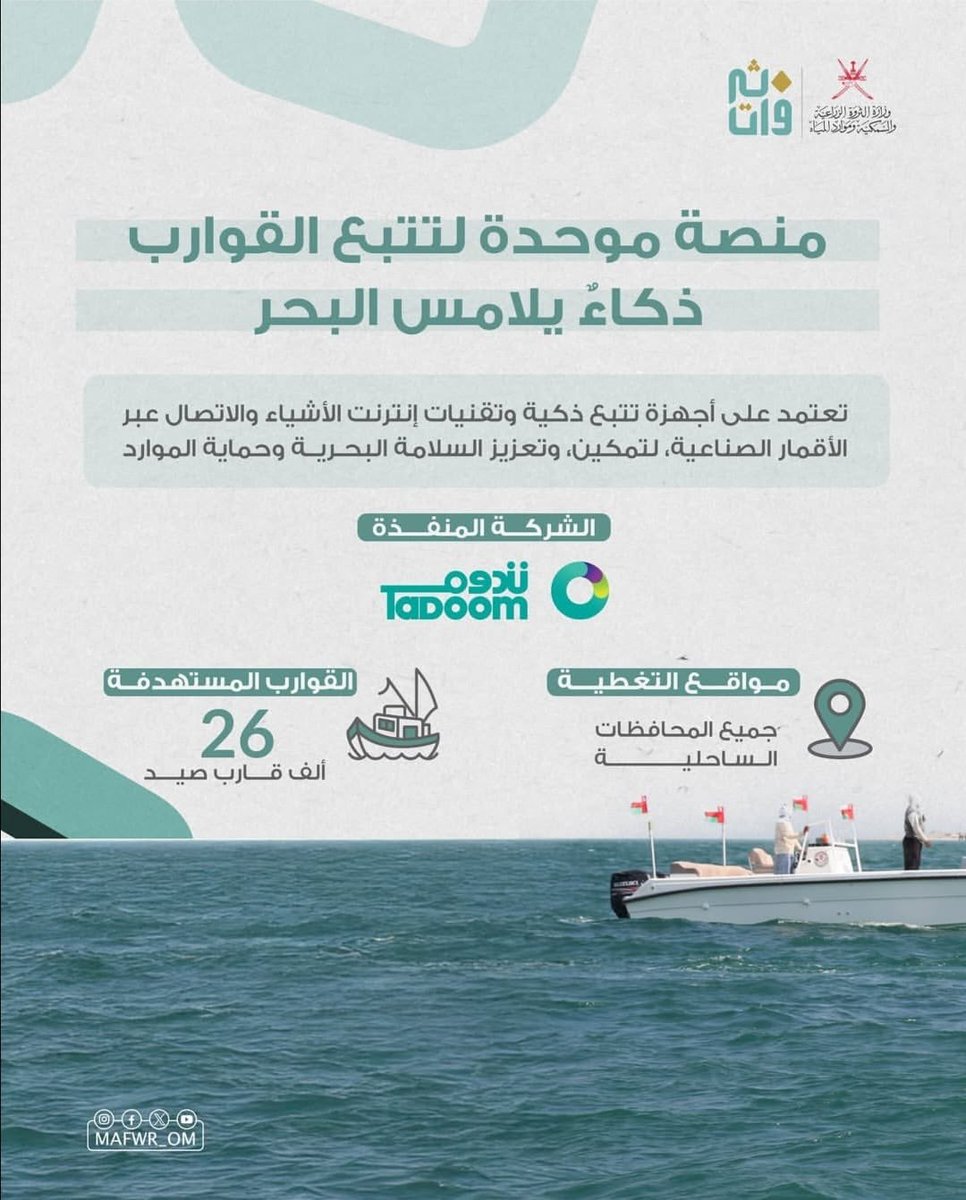 jaseembalochi's tweet photo. #أجهزة_تتبع

من ألأخبار الجميلة والمفرحه في بدايه هذا العام 

تركيب أجهزة التتبع  للقوارب😍🇴🇲❤️
من قبل @MAFWR_OM 
وسوف نوافيكم  يوم الاثنين  بالتفاصيل  اكثر  

أجهزة التتبع  سوف تقلل من مشكل الفقدان بالبحر  وسوف تفيد الصيادين كثيرا بإذن الله 

#شبكة_هو��ة_صيدالاسماك
 #شبكة_الصياد_العماني
@MAFWR_OM
