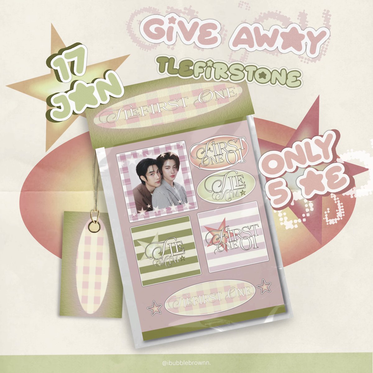 * Pls kindly rt 🍓🍐🫳🏻
giveaway khemjira concert 🗓️

5 set only !  
🔖 sticker A6 (  5 ea )
（ จะเป็นการสุ่มรีจากโพสนี้น้าค้าบ 
 * ประกาศวันที่ 10 Jan kub 💌  ）
; impact arena 17 jan 2026
time : tba 🕐💭

#KhemjiraTheGoldenTimeConcert