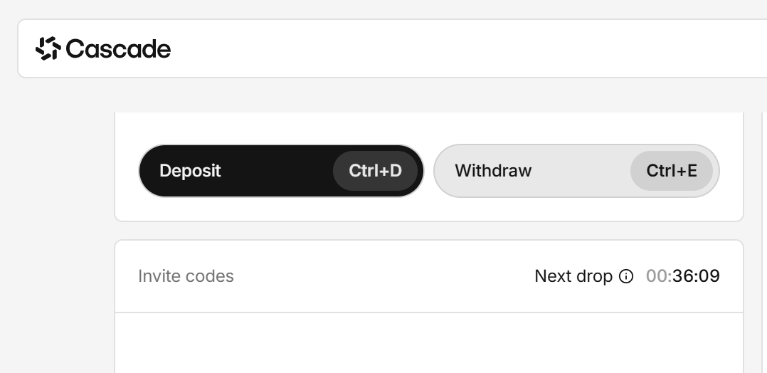_lalitsharma's tweet photo. @cascade_xyz code in next 36 minutes 

💥Funding - $15M
💥Steps join https://t.co/WgHYPLXdsk 
💥Deposit  on Arbitrum USDC
💥Deposit cap raise to $2M on Jan 6th at 10:30PM IST 

Who need the code show some engagement , i will pic up one best comment 

💥lets goo 

#Cascade #cascadecode