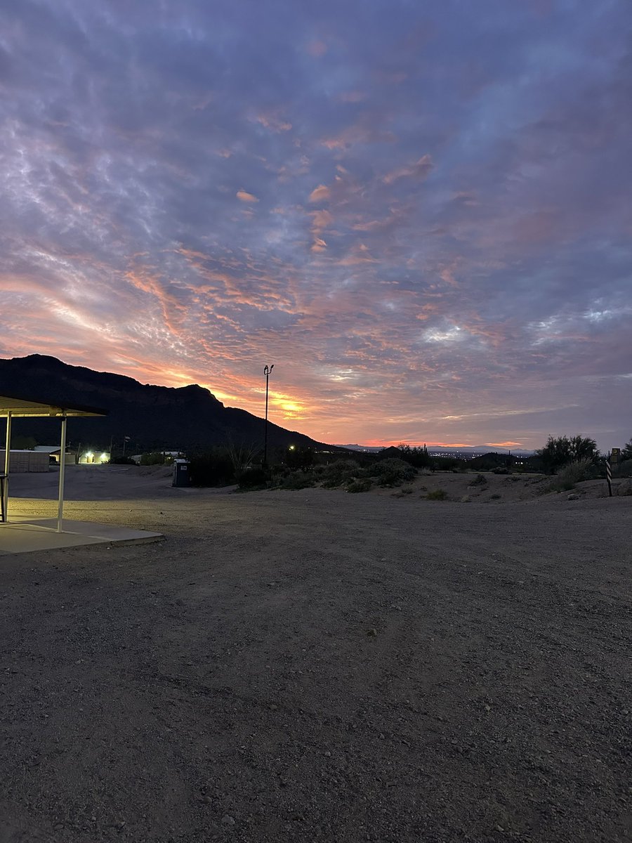 Gorgeous sunrise this morning at the range for my Single Stack practice session!