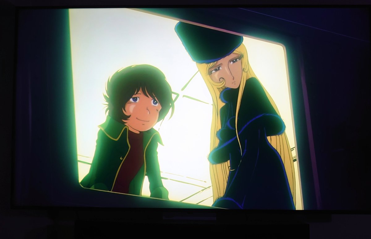 今日は正月なので 劇場版銀河鉄道999 4K UltraHD これ画面が非常に