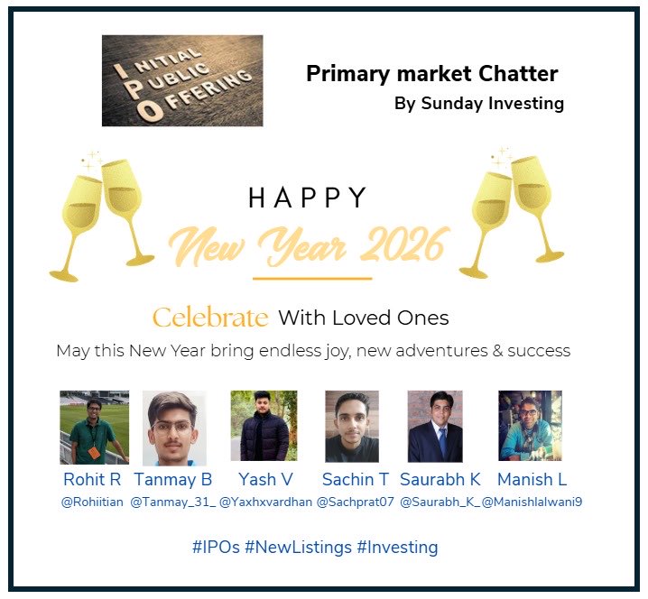 We at Sunday Investing (<a href="/rohiitian/">Rohit Ramasubramanian</a>, <a href="/manishlalwani9/">Manish Lalwani</a>, <a href="/Yaxhxvardhan/">Yash Vardhan</a>, <a href="/sachprat07/">STR</a>, <a href="/Saurabh_K_/">Saurabh Khadke</a> and <a href="/manishlalwani9/">Manish Lalwani</a>) wish you a happy new year 2026 :)