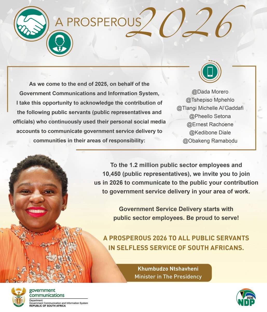 A prosperous 2026. #GovZAUpdates #NY2026