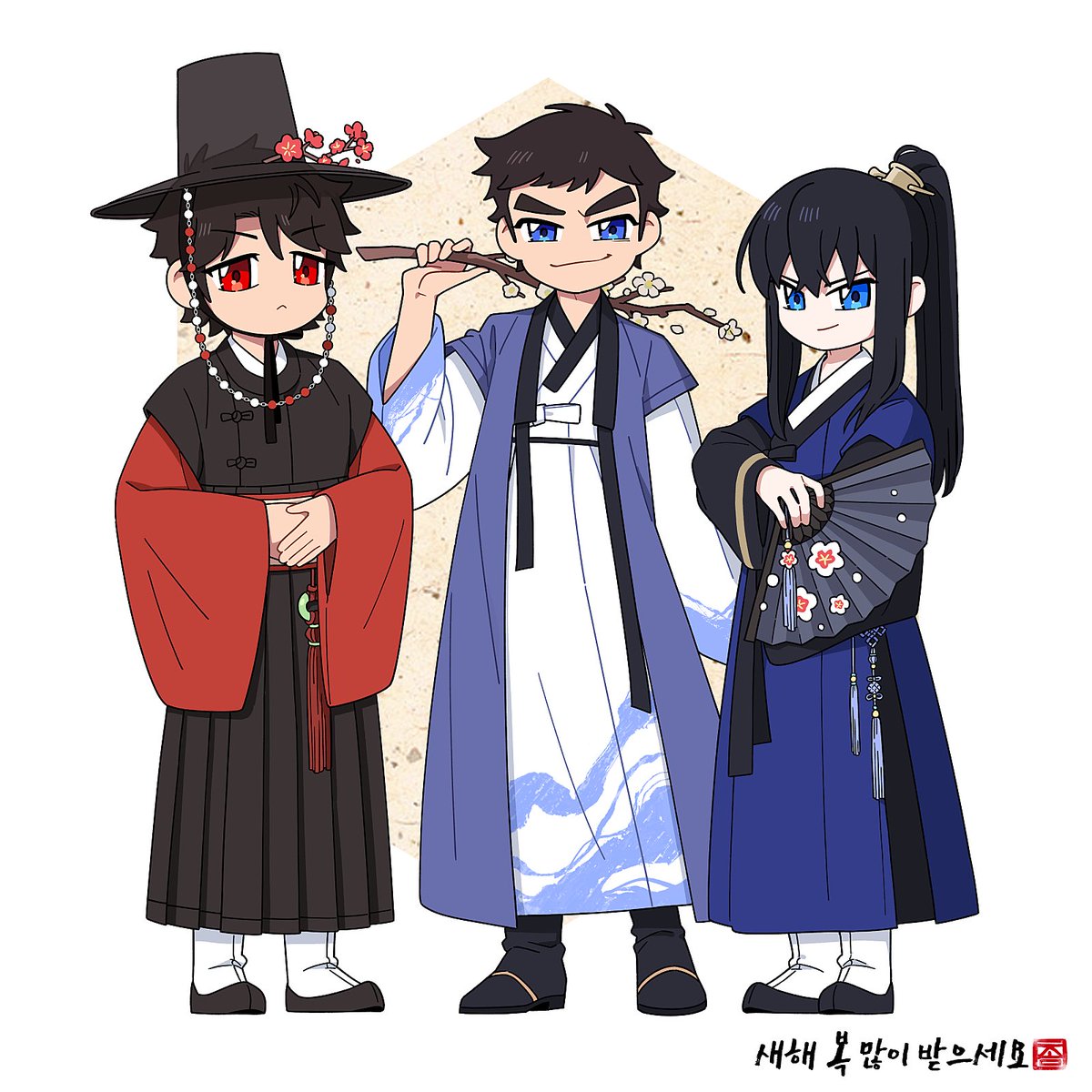 그동안 규자욱, 마용규 둘 다
김태풍의 돌쇠 수준으로 캐해해왔는데 셋 다 한복 얌전히 입고 게다가 규자욱은 갓까지 쓰고 있다니 이거 정말 감동적이라 눈물없이 못 보겠습니다… 정말 감사합니다