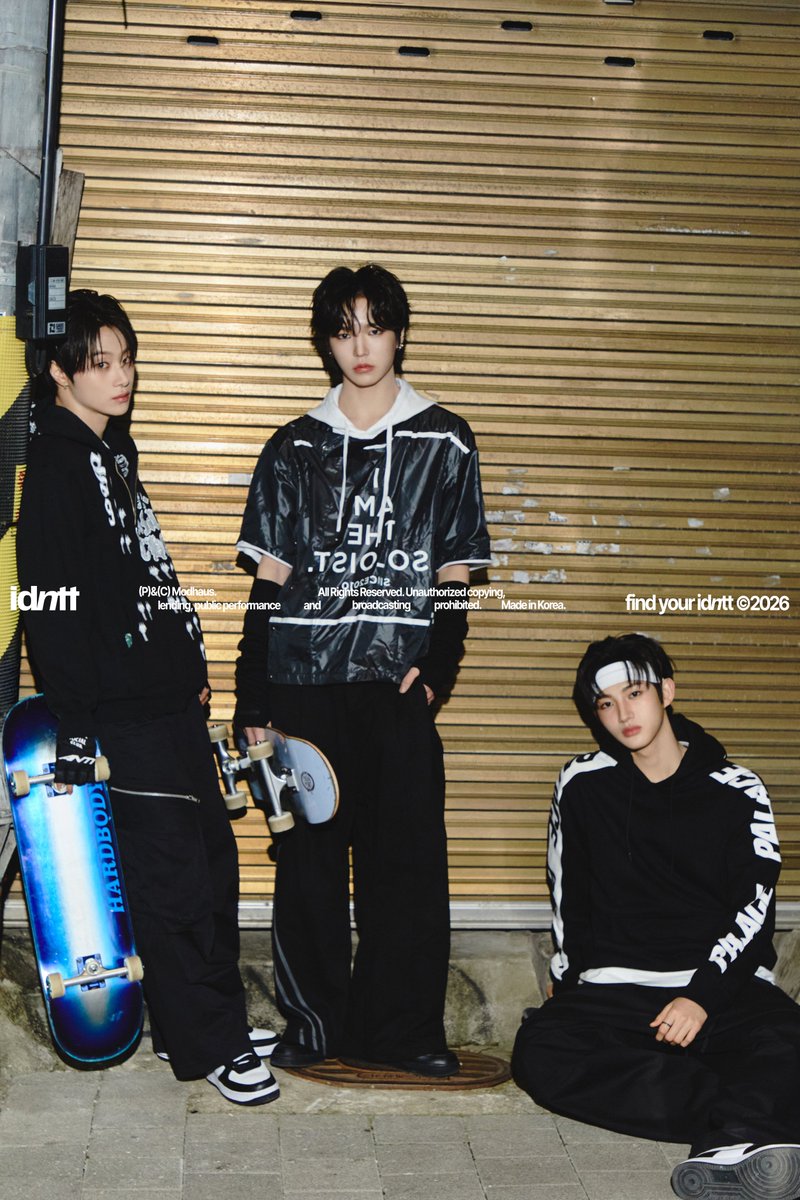 idntt_cosmo's tweet image. idntt &amp;lt;yesweare&amp;gt;
Concept Photo Street Boy A ver.

unevermet

2026.01.05 6PM KST

#idntt #아이덴티티 #アイデンティティ
#unevermet
#김희주 #kimheeju #이재영 #leejaeyoung #남지운 #namjiwoon