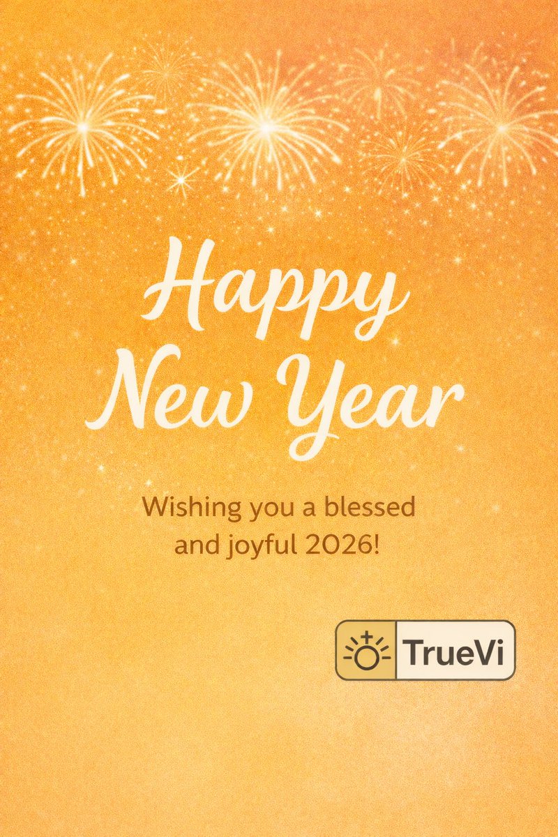 TrueviOfficial's tweet image. Hope, Pray and step forward into 2026. Believe in Jesus.

#truevi #usa #HappyNewYear2026 #JesusLovesYou