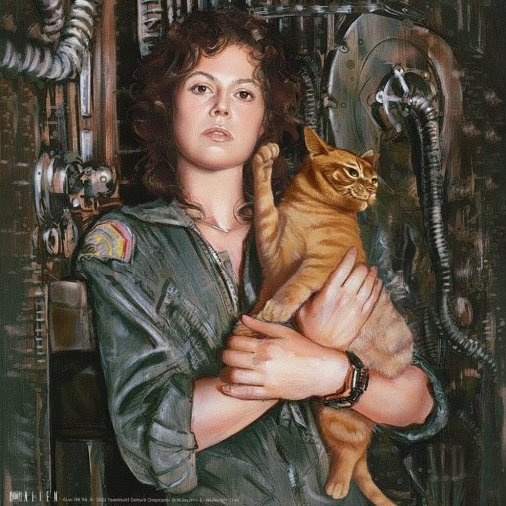 Z00WOP's tweet photo. Even Ripley's cat Jonesy from the OG Alien movie was a tapper.

$TAPCAT is here to take over. https://t.co/Yat3WTLNLk