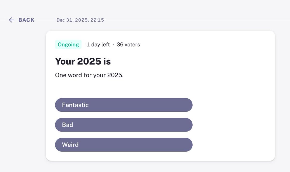 DoraFactory's tweet image. Breaking: Is your 2025 weird?

world.dorafactory.org/poll/dora1w0up…