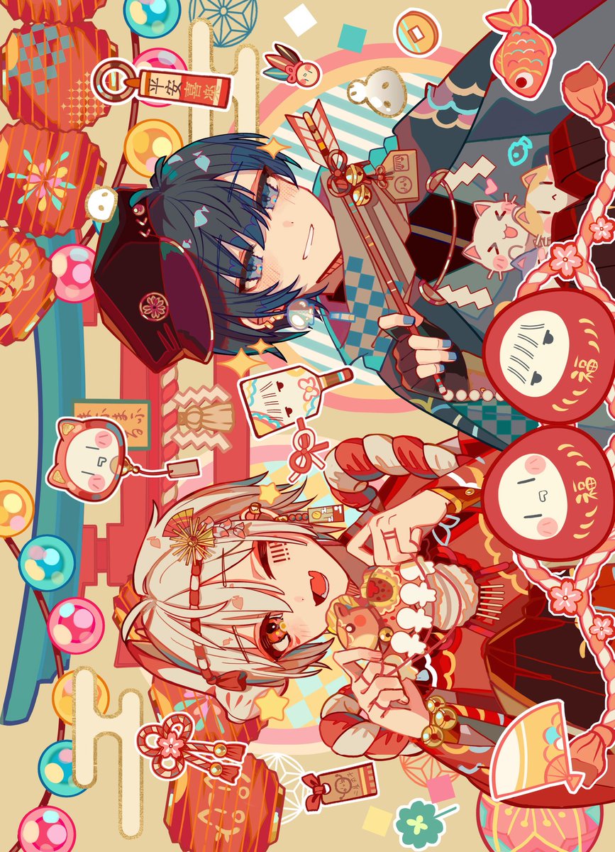 #そらるの絵 #まふあーと
あけましておめでとう