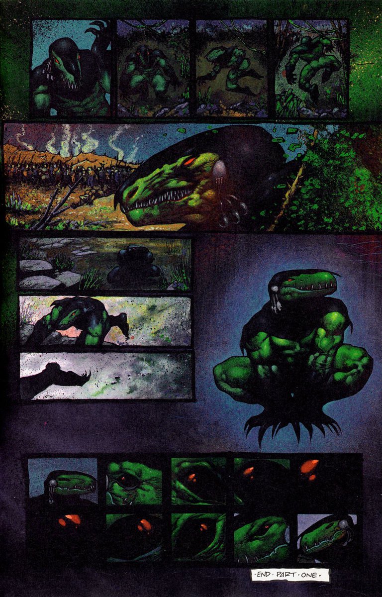 CoolComicArt's tweet image. Melting Pot (1993) art by Kevin Eastman, Eric Talbot &amp;amp; Simon Bisley