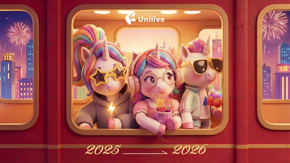 UniLive_Web3's tweet photo. Happy New Year 🥰 #UniLive family!
Meet the Unique You! #Web3 #livestreaming #Blockchain #Innovation #shortvideo #gamefi #NFTs #UniLive #UniGame #Web3 #MerryChristmas #Binance #Web3 #Ctalks #NewYearSpecial https://t.co/PjHxdcECvH