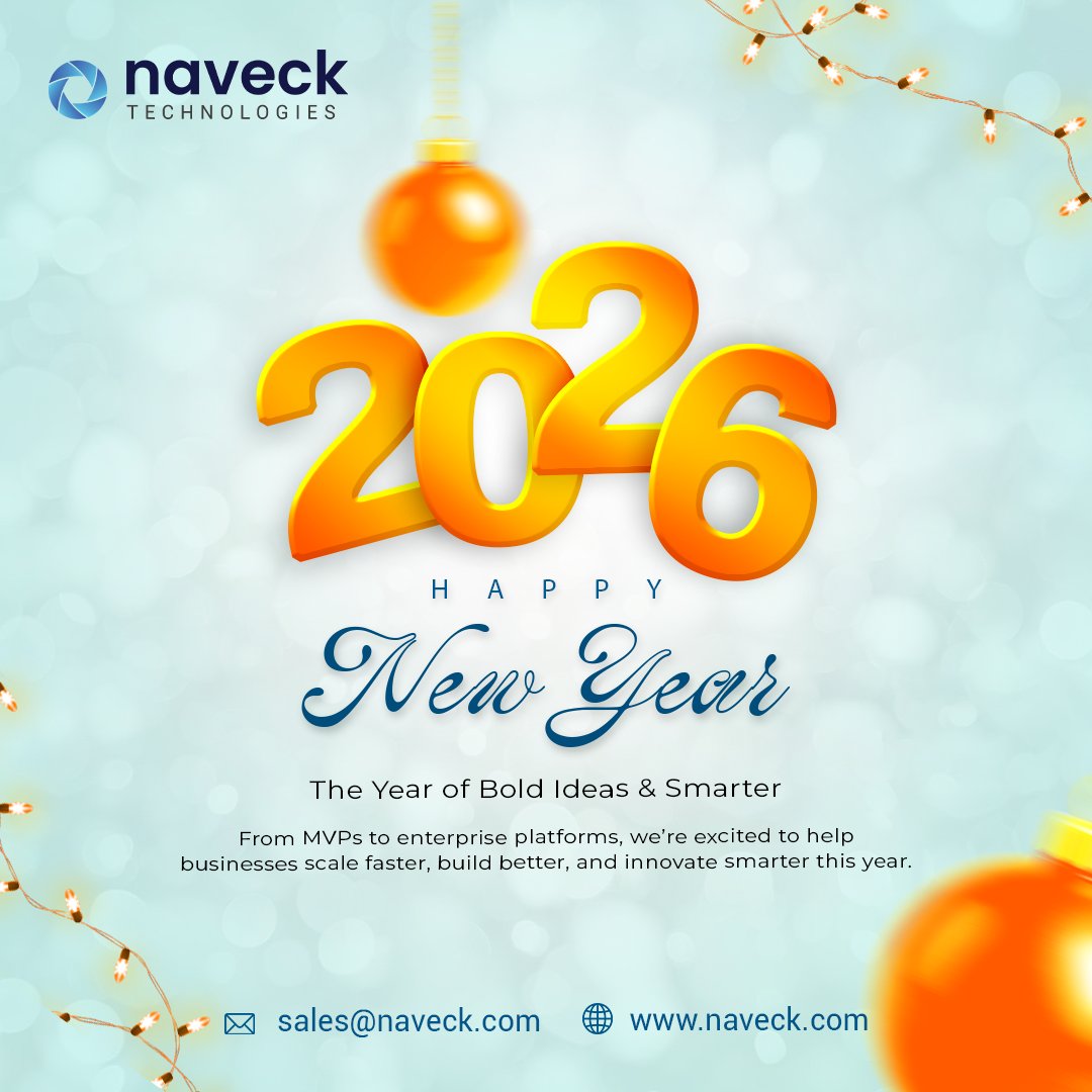 NaveckTechnolo1's tweet image. New Year. New Code. New Possibilities. ✨

#NewYear2026 #BuildIn2026 #MVPDevelopment #SoftwareDevelopment #FutureTech