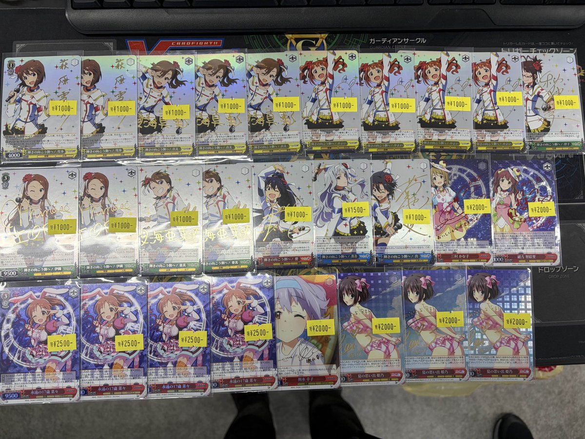 ヴァイス 入荷情報】 /／ アイドルマスターシリーズほか サインカード