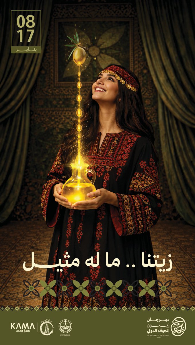 مهرجان زيتون الجوف الدولي tweet media