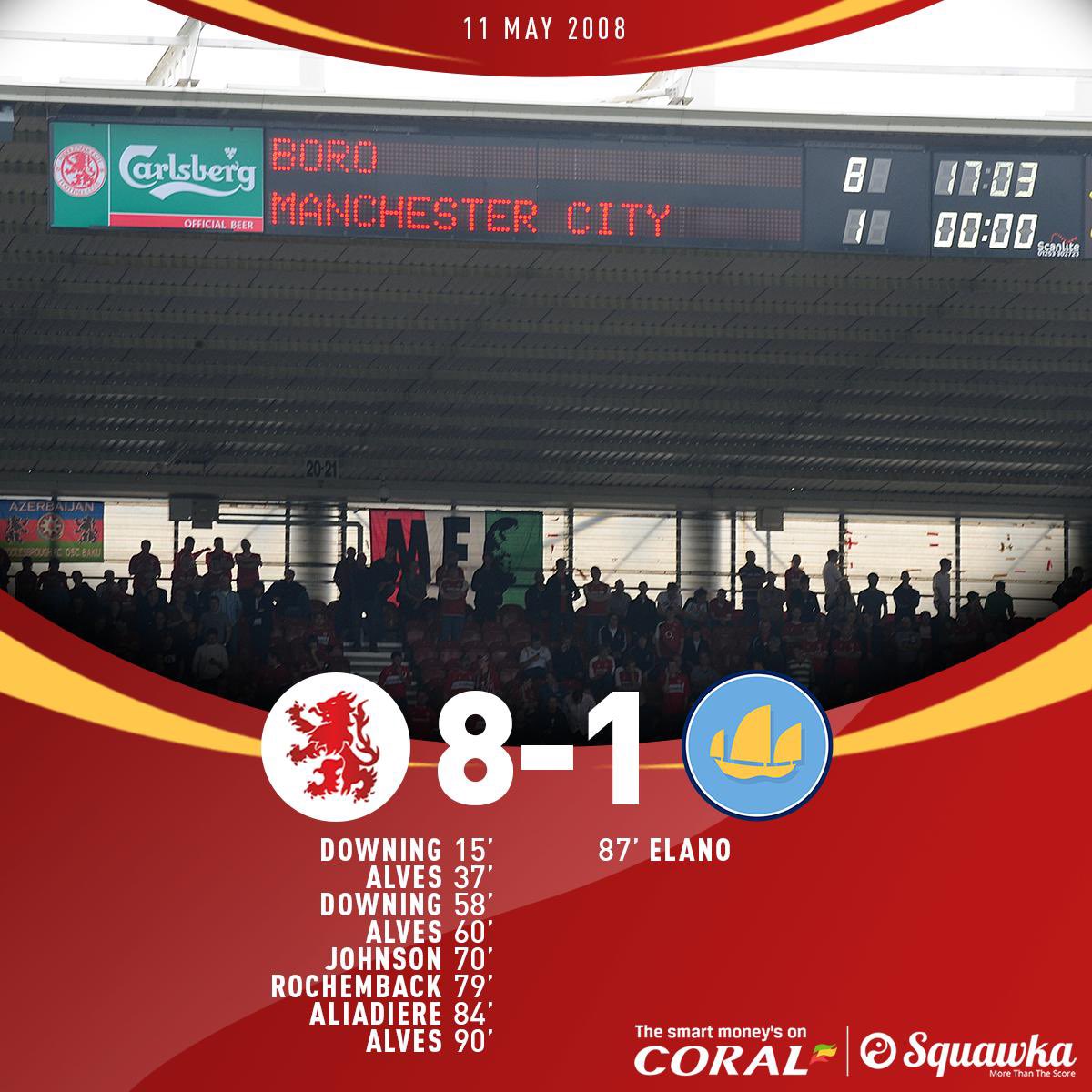 Bro wasn’t around when Man City got beaten by Middlesbrough 8-1 😂 in May 2008