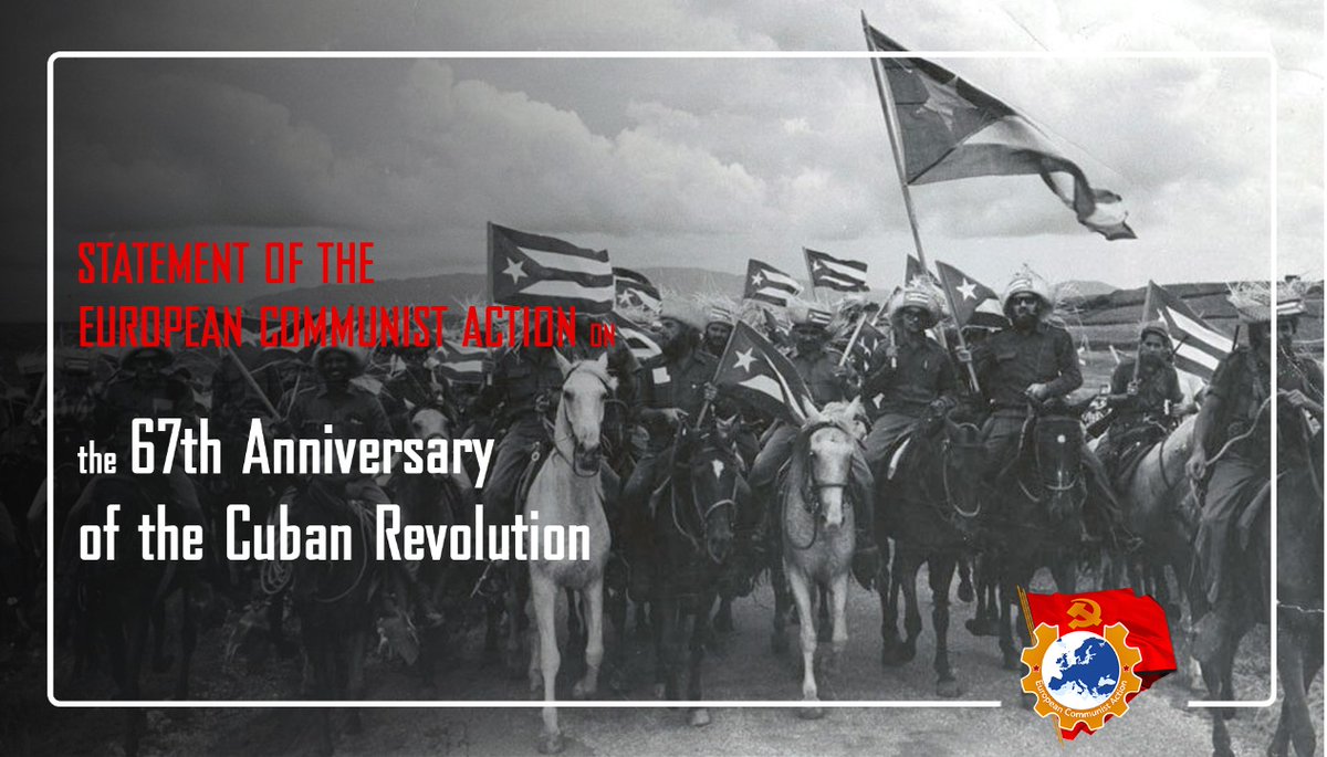 riktpunkt's tweet photo. Europeisk Kommunistiska Aktion (EKA) avslutar 2025 med ett uttalande på den kubanska revolutionens 67-årsdag. Läs det på https://t.co/PZVsYrmifO!
#67årsdag #Blockad #eka #imperialism #Internationalism #Kuba #socialism #solidaritetsuttalande
https://t.co/Tuc9Y2Jrhk https://t.co/juhUKHCoDE
