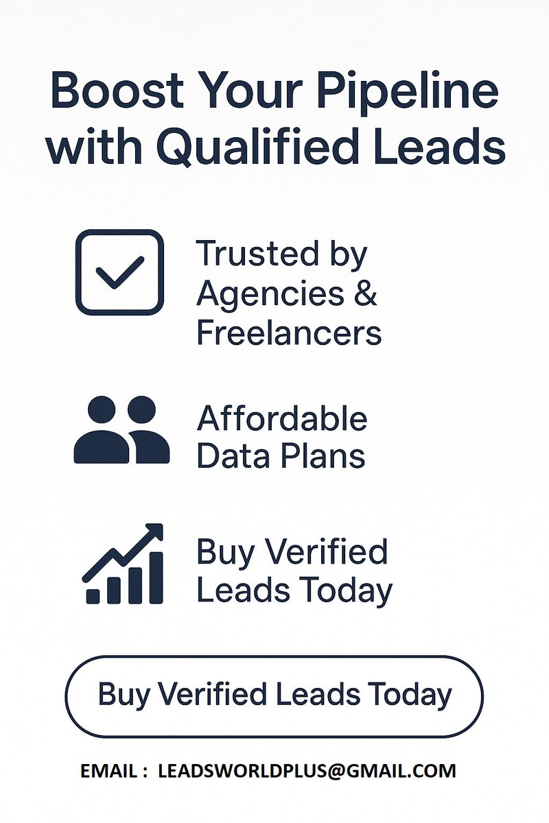 Leadsworldplus's tweet photo. https://t.co/TwF50r8aNK