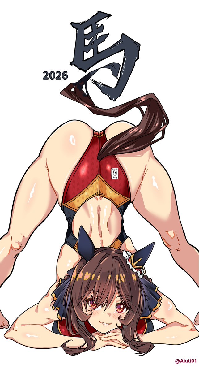 新年描き初め
ジェンティルドンナ ✕ 競泳水着 