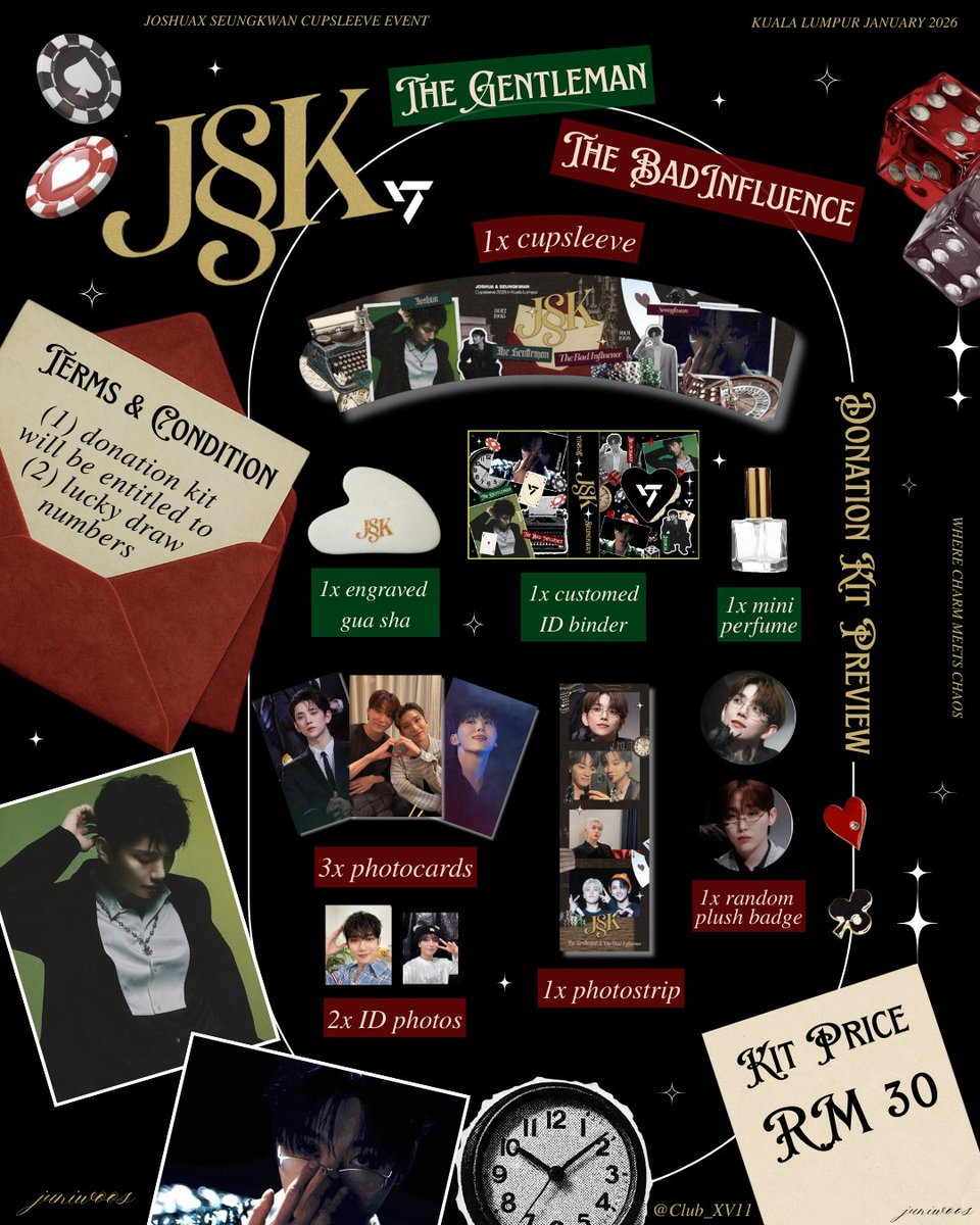 Club_XVII's tweet photo. ✨ Donation Kit Update ✨

Happy New Year! 🎆
Starting today, our donation kit has returned to its original price of RM30.
We truly appreciate all the love and support shown so far — thank you for being part of Club_XVII 🖤

https://t.co/VjOsruN1zd

#JSKGentlemanXBadInfluence https://t.co/q1ZRXrY1X3