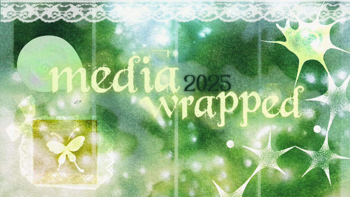 cococaffed's tweet image. ✩‧₊🎵•*2025 media wrapped•*¨*•.¸¸♪