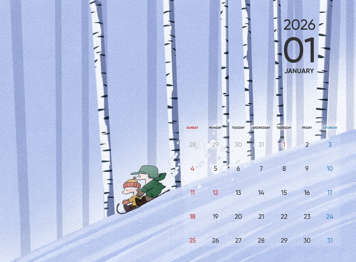 January 2026 | Clark &amp; Company #pixiv #イラスト
pixiv.net/artworks/13938… #カレンダー