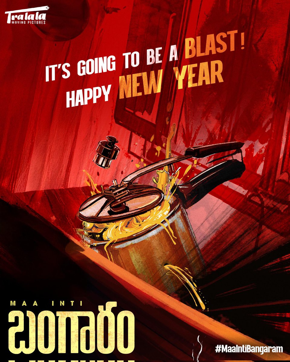 Anchor_Karthik_'s tweet photo. Team #MaaIntiBangaram wishes you all a very Happy New Year ✨

This year is going to be a blast as like #Shubam for #Samantha Gaaru 💥💥

#MIB @TralalaPictures
 @Samanthaprabhu2 https://t.co/9yZ9FP9cV3