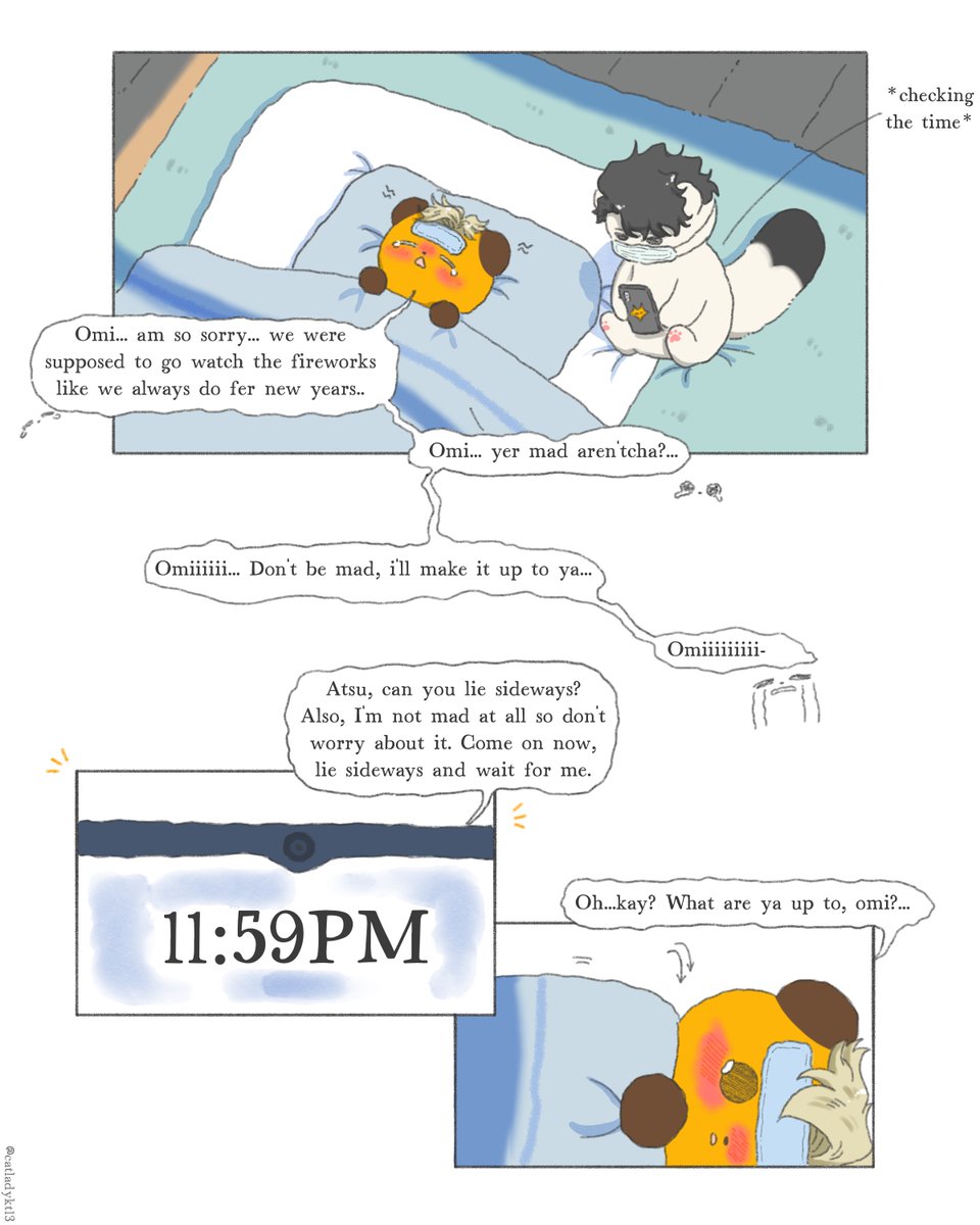 catladykt13's tweet image. Happy New Year! 🎉

#sakuatsu

*Proper dialogue in the comments for those who uses translations + extra words of encouragement for new years*