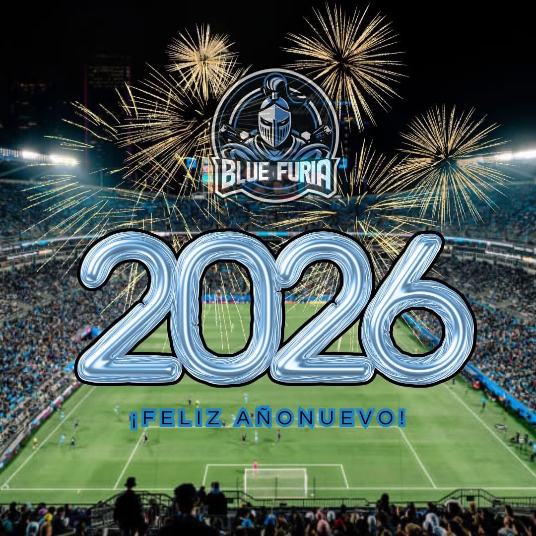 Feliz Año Nuevo! Happy New Year ⚽🔥 🖤💙
Que el 2026 nos encuentre en la cancha, cantando más fuerte y defendiendo los colores de nuestro equipo @charlottefc  Aguante el aguante! 💪 

#GuerrerosDeLaReina #WeAreCLT #CharlotteFC #ForTheCrown