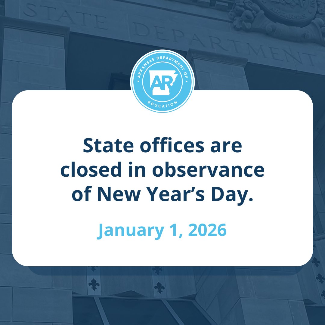 Arkansas Department of Education tweet media