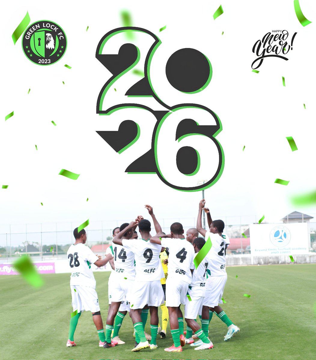 GreenLockFC's tweet image. Happy New Year, Green Lock FC family 💚

Let’s chase greatness together and make this year unforgettable. Green Lock all the way! 

#GreenLockFC #LockIn