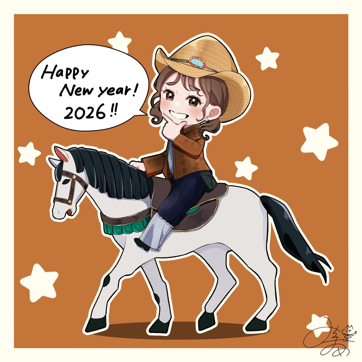 あけましておめでとうございます㊗️
今年もよろしくお願いします🐴✨ 