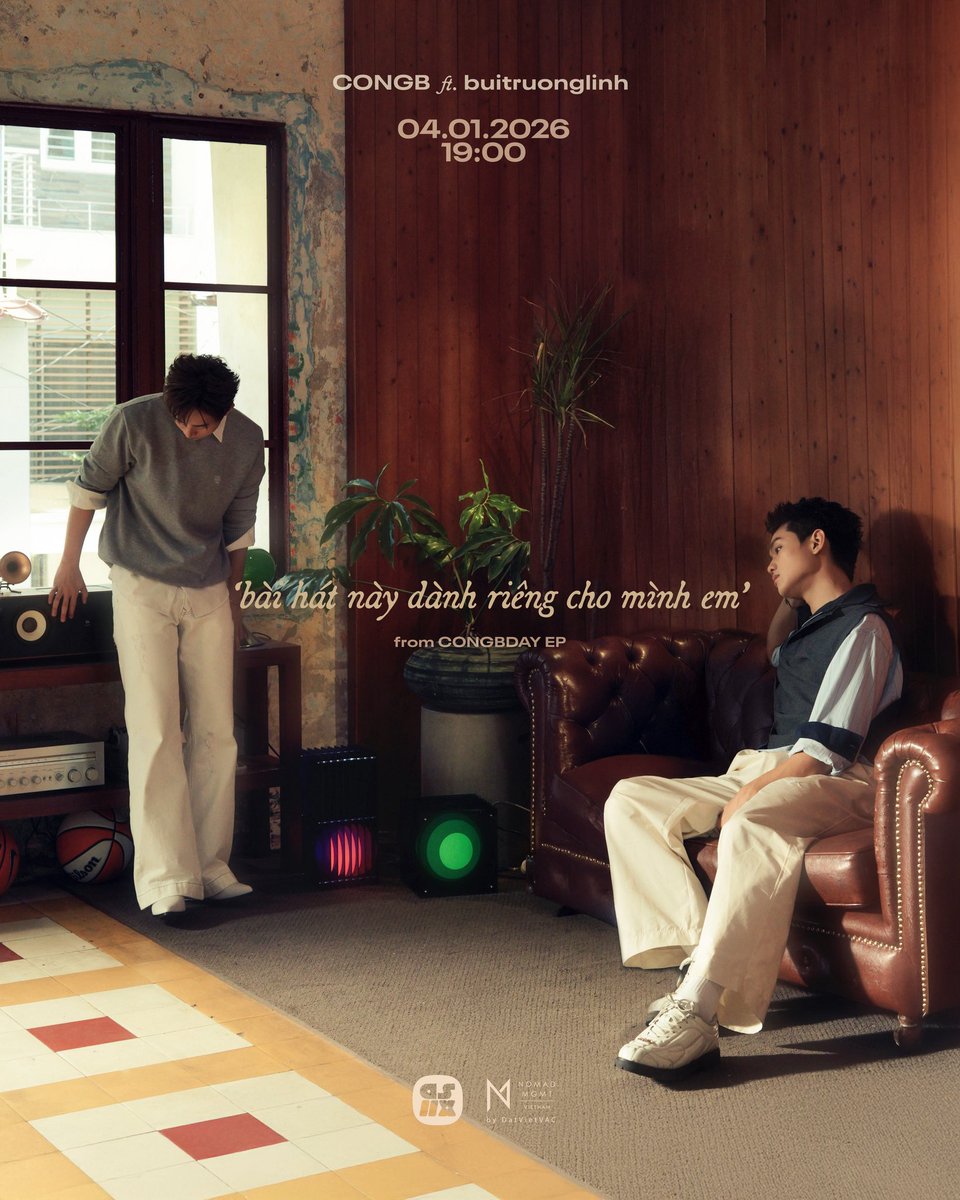 ‘bài hát này dành riêng cho mình em’
CONGB ft. buitruonglinh

04.01.2026
19:00