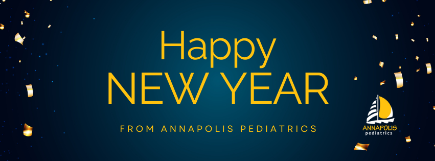 AnnapPeds's tweet photo. Happy New Year! 🎆 Reminder: All Annapolis Pediatrics offices are closed today, January 1st, 2026, on New Year's Day.

All Annapolis Pediatrics offices will be open for normal hours tomorrow, Friday, January 2nd. https://t.co/e65kIyAGNH