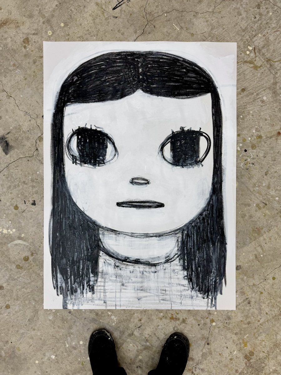 今年の1枚目が適当過ぎたので描き直した。適当ならばもっと適当に