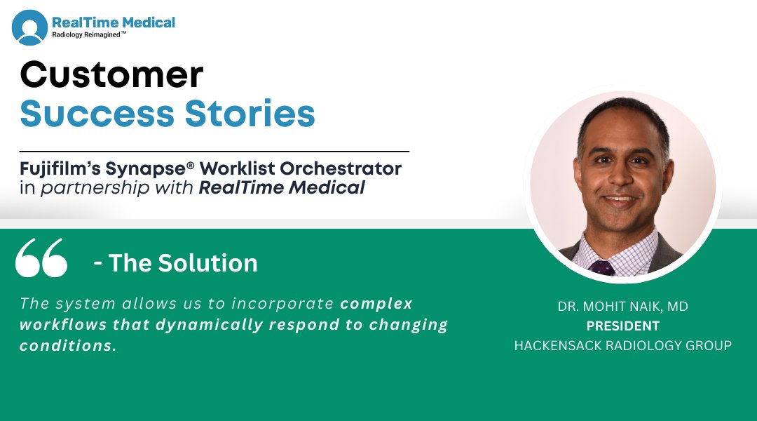 RealTimeMedical's tweet photo. Learn how Fujifilm’s Synapse Worklist Orchestrator in partnership with RealTime Medical is enabling teams to respond to real-time conditions with far greater precision and efficiency.
https://t.co/5U2jNfIqUW
#fujifilmenterpriseimaging #radiologyreimagined #workloadbalancing https://t.co/dA94qgLY2S